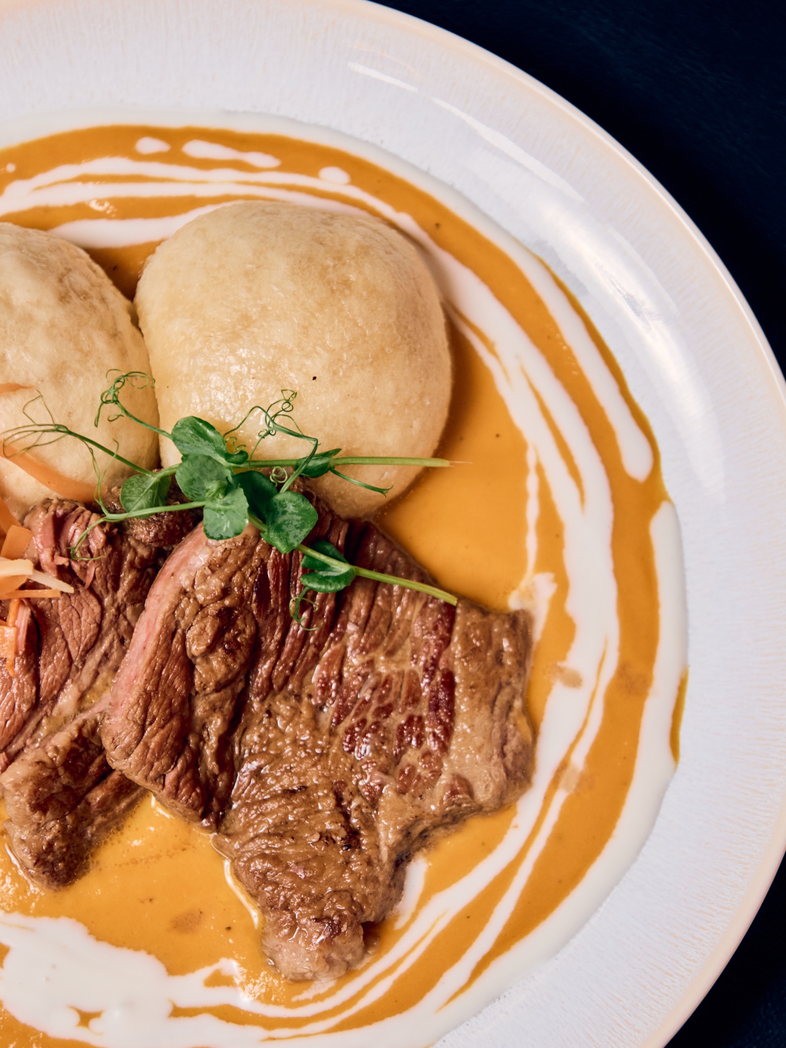 Svíčková - cseh marhasült knédlivel